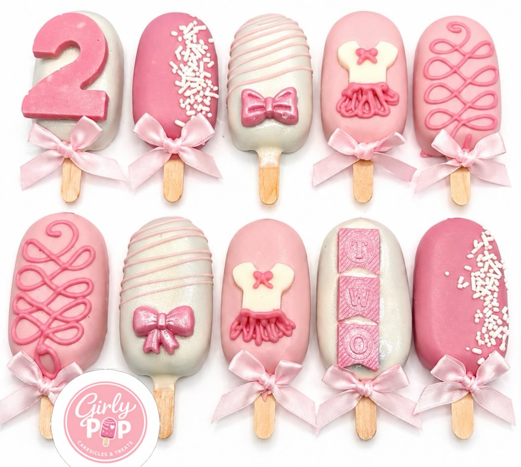 Birthday cakesicles